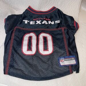 Houston Texans Dog Cat Jersey sz S Small Pets First NFL Football 🏈